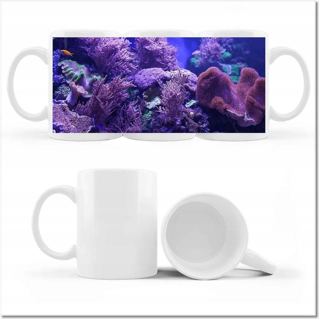 Nyomott mintás bögre Víz alatti tengeri világ