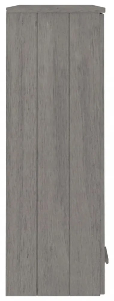 HAMAR világosszürke tömör fenyőfa felső szekrény 85x35x100 cm