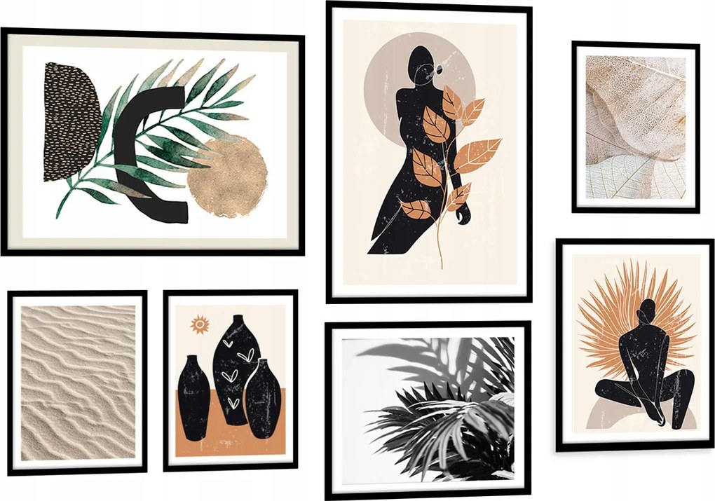 Giga Készlet 7db-os képek Nagy keretben KP164