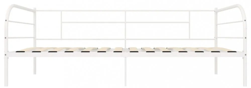 fehér fém kanapéágy-keret 90 x 200 cm