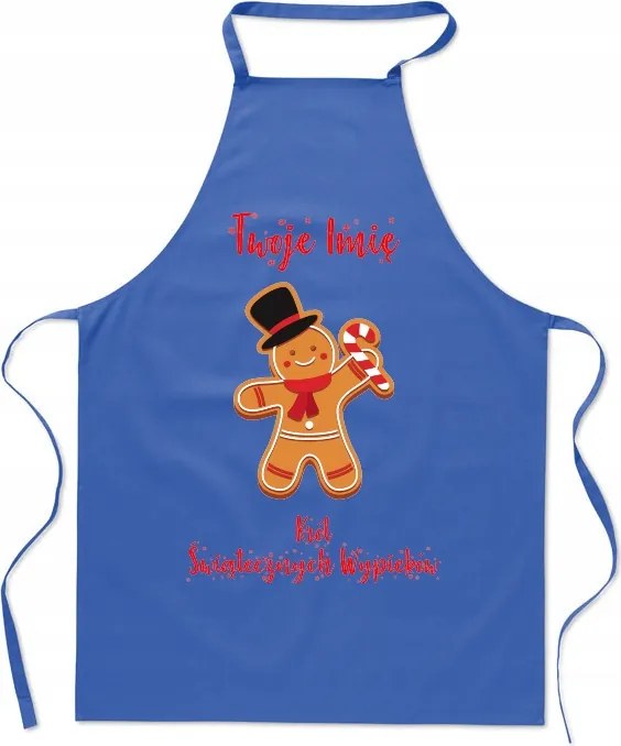 Karácsonyi konyhai kötény Az Ön neve A karácsonyi sütemények királya