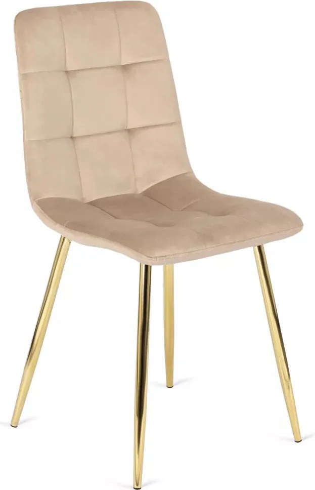 Krémszínű Bársony Étkezőszék YORK Belföldi Raktárról