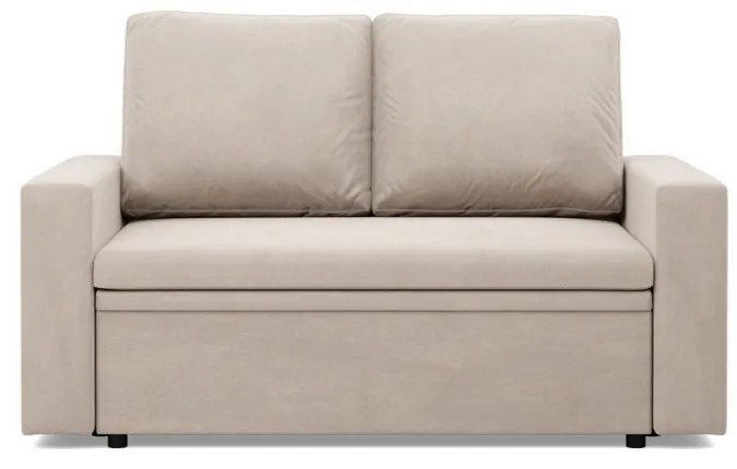 Zeus kanapé, bársony, hab töltet, egyenes kartámasz, bézs