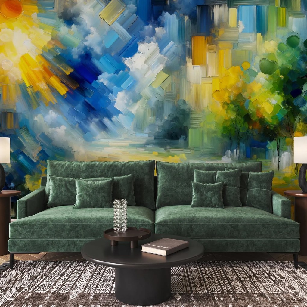 Fotótapéta - Absztrakt napsütéses nap (147x102 cm)