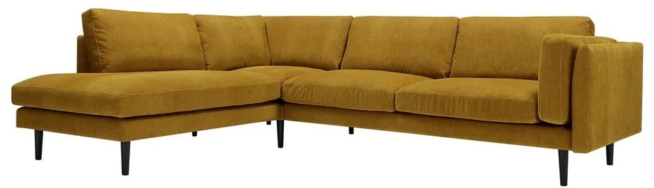 Sötétsárga sarokkanapé Sigge - Sits