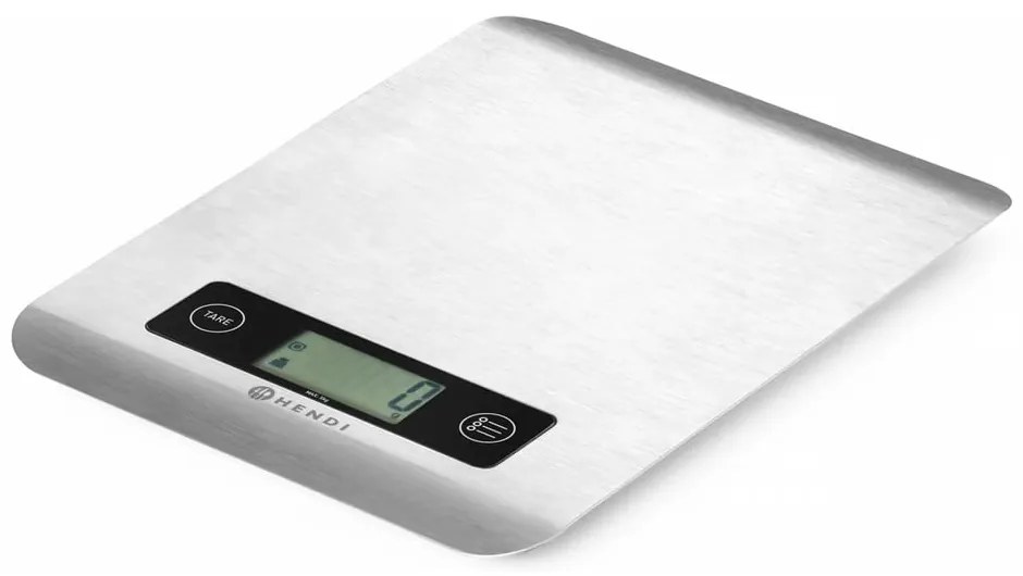 Rozsdamentes acél digitális konyhai mérleg - Hendi