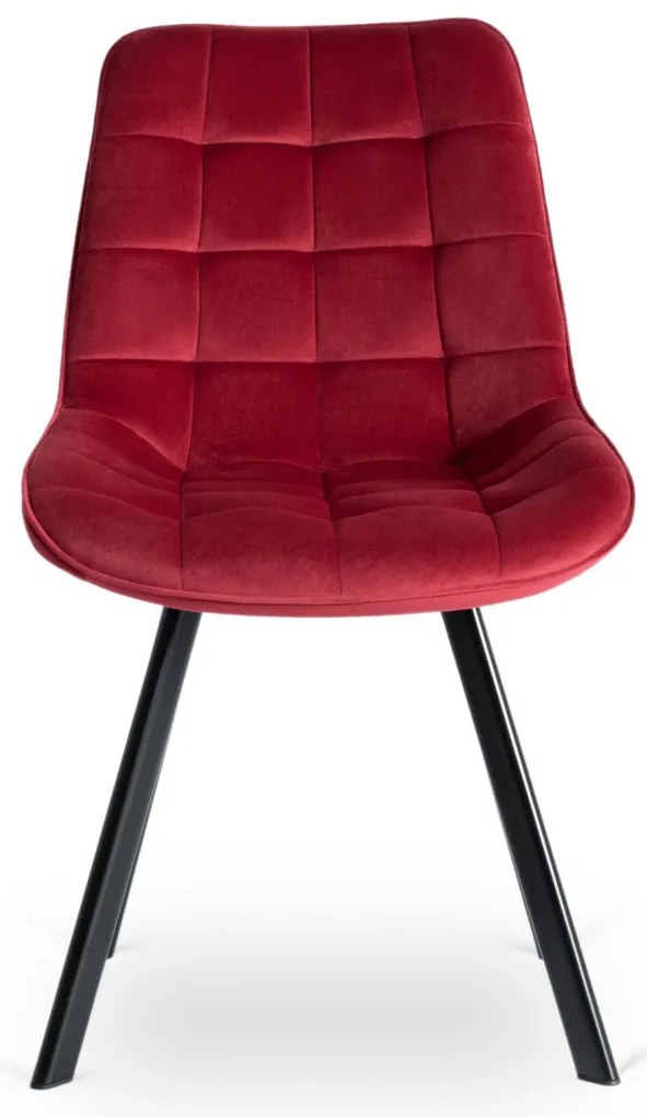 Bordó Bársony Étkezőszék RICK