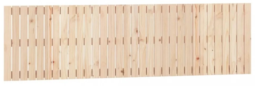 tömör fenyőfa fali fejtámla 204x3x60 cm