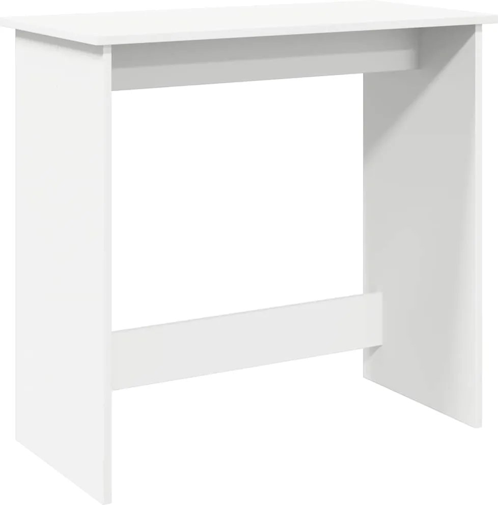 vidaXL fehér forgácslap íróasztal 80 x 40 x 75 cm