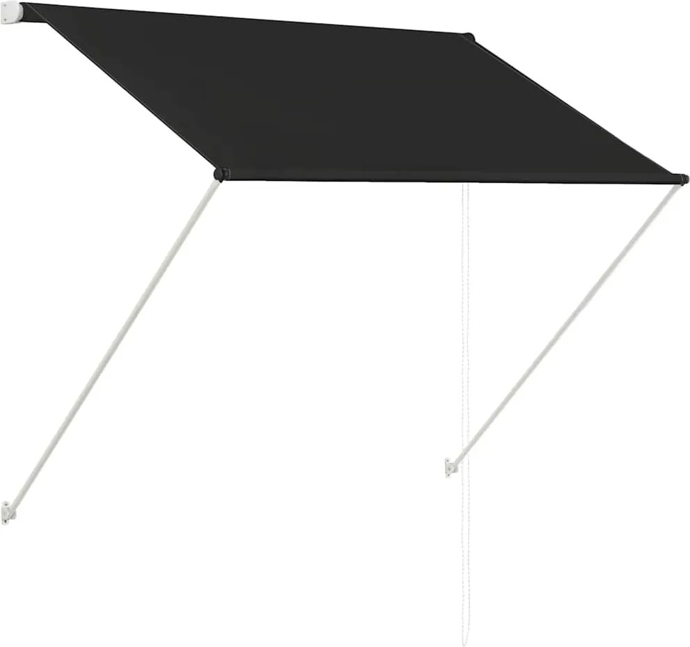 vidaXL feltekerhető antracitszürke napellenző 100 x 150 cm