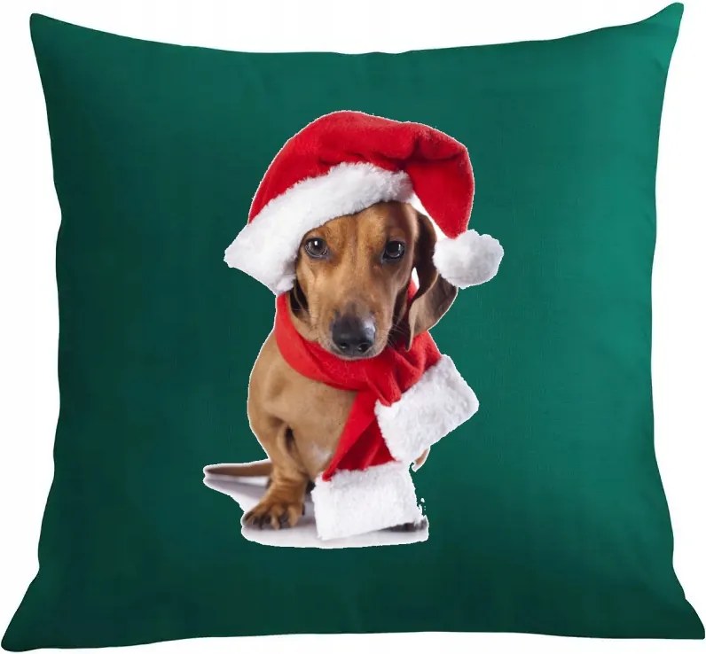 Párna párnahuzat Tacskó Karácsonyi ajándék