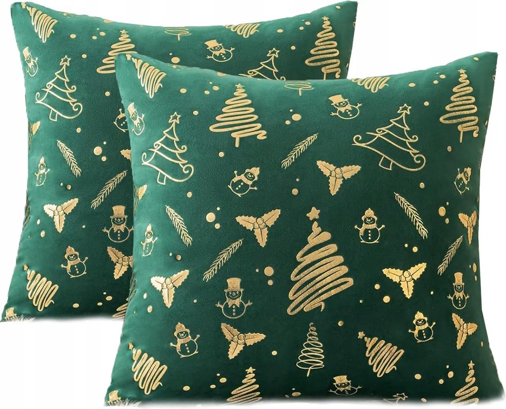 Velúr Díszpárnahuzat Karácsonyi 40X40 Karácsony