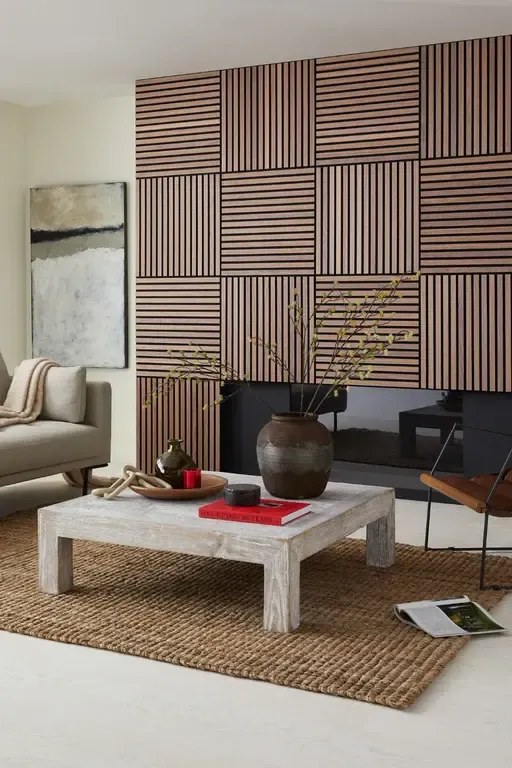 FREJA Akusztikai falpanel 200x60x2,2cm. Walnut JK - Egyedi méretre is levágjuk - 200x60x2,2cm , Black Oak