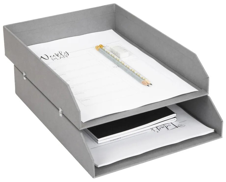 Karton rendszerező szett dokumentumokhoz 2 db-os Hakan – Bigso Box of Sweden