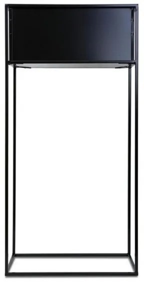 Virágállvány 90x44 cm fekete