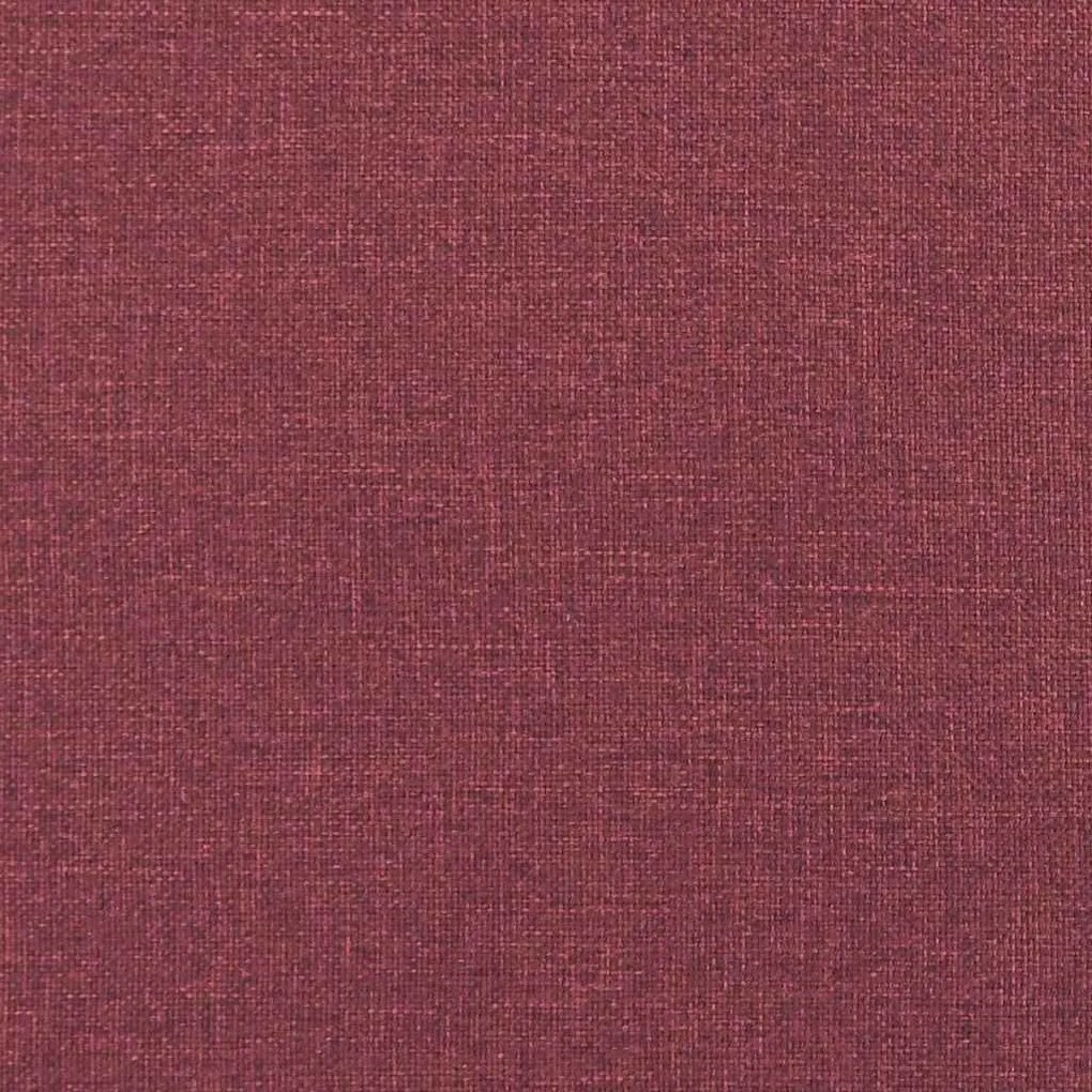 Étkező Székek 2 pcs bordó 57 x 67 x 98 cm szövet