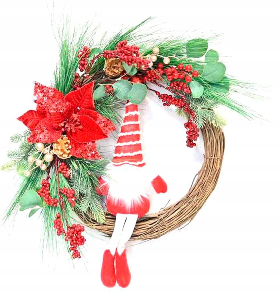 Karácsonyi koszorú dekoráció karácsonyra