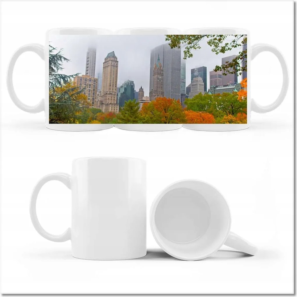 Central Park New York Usa fényképes bögre