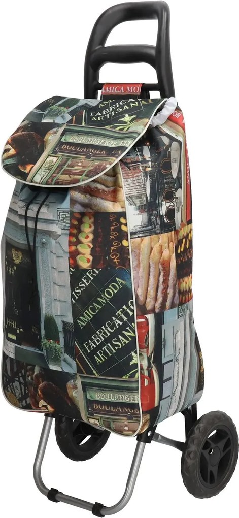 Színes bevásárlótáska kerekeken „Olaszország”