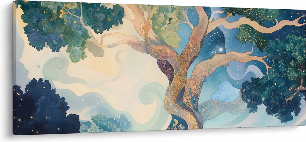Kép – Kozmikus fa (120x50 cm)
