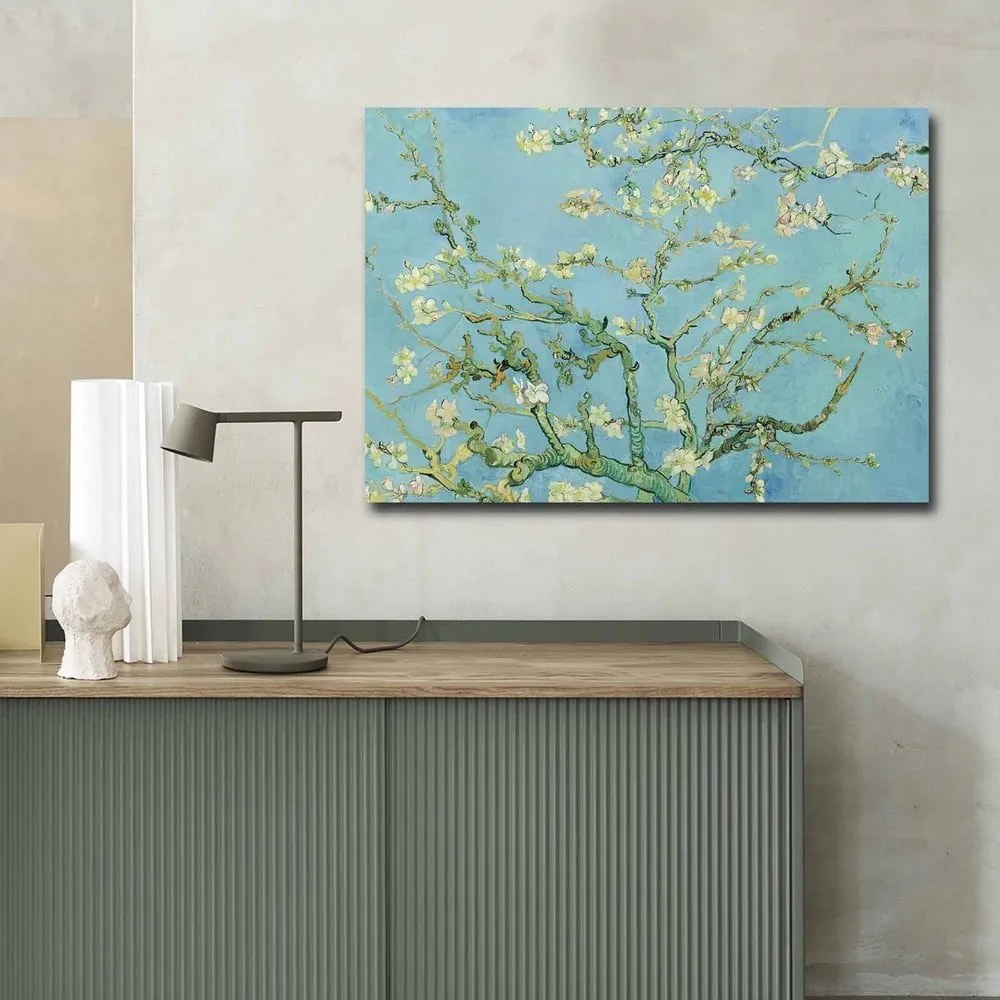 Fali vászon kép Vincent Van Gogh Almond Blossom másolat, 100 x 70 cm