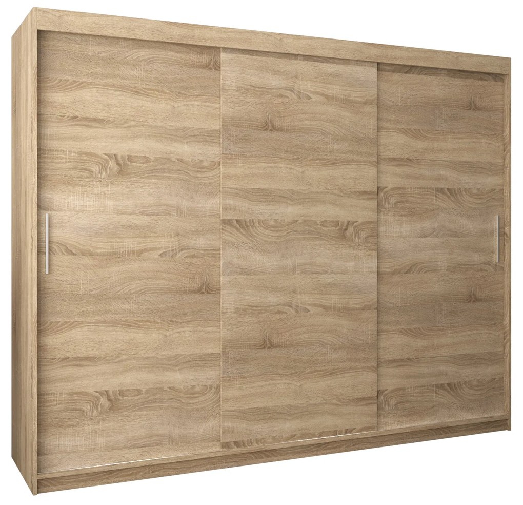Ruhásszekrény 250 cm Toki (szonoma tölgy + szonoma tölgy). 1064872