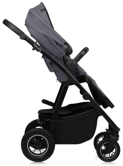 Lionelo - AMBER PLUS 3 az 1-ben kombinált babakocsi, grafit