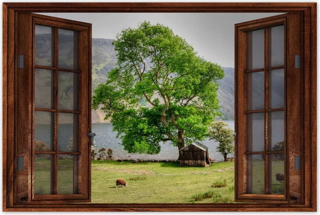 Poszterek 90x60 Erős fa