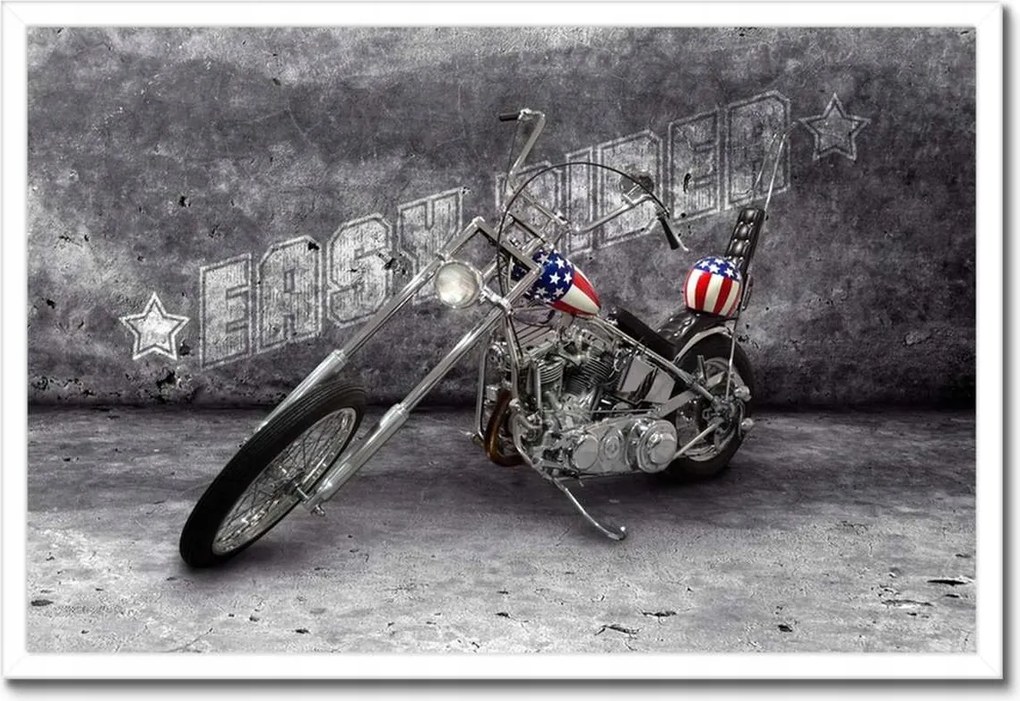 Poszterek keretben 60x40 Motor Easy Rider