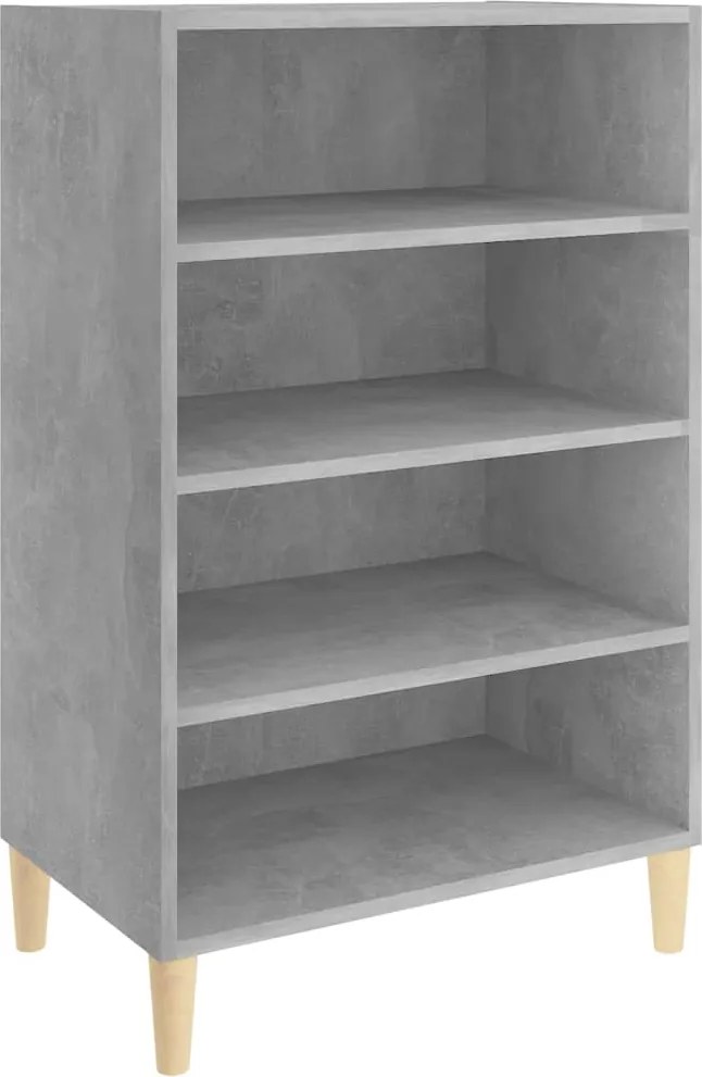 vidaXL betonszürke szerelt fa tálalószekrény 57 x 35 x 90 cm