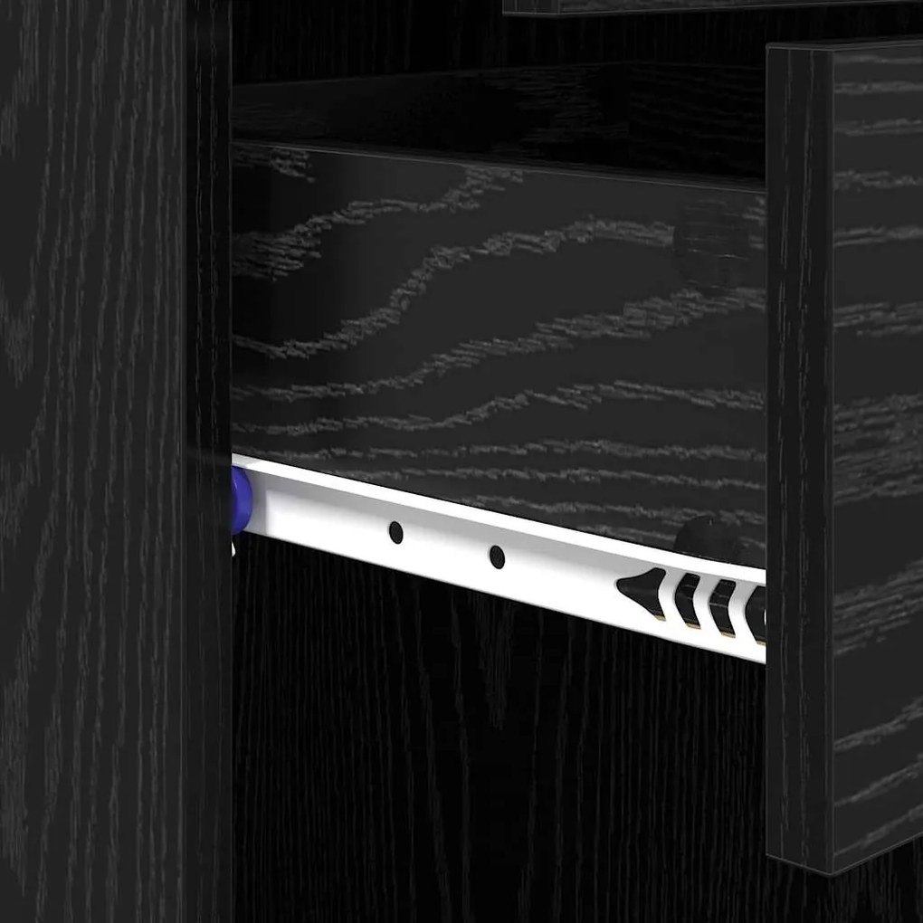 Magasfiú fiókkal Fekete tölgy 40 x 42,5 x 185 cm Faanyag