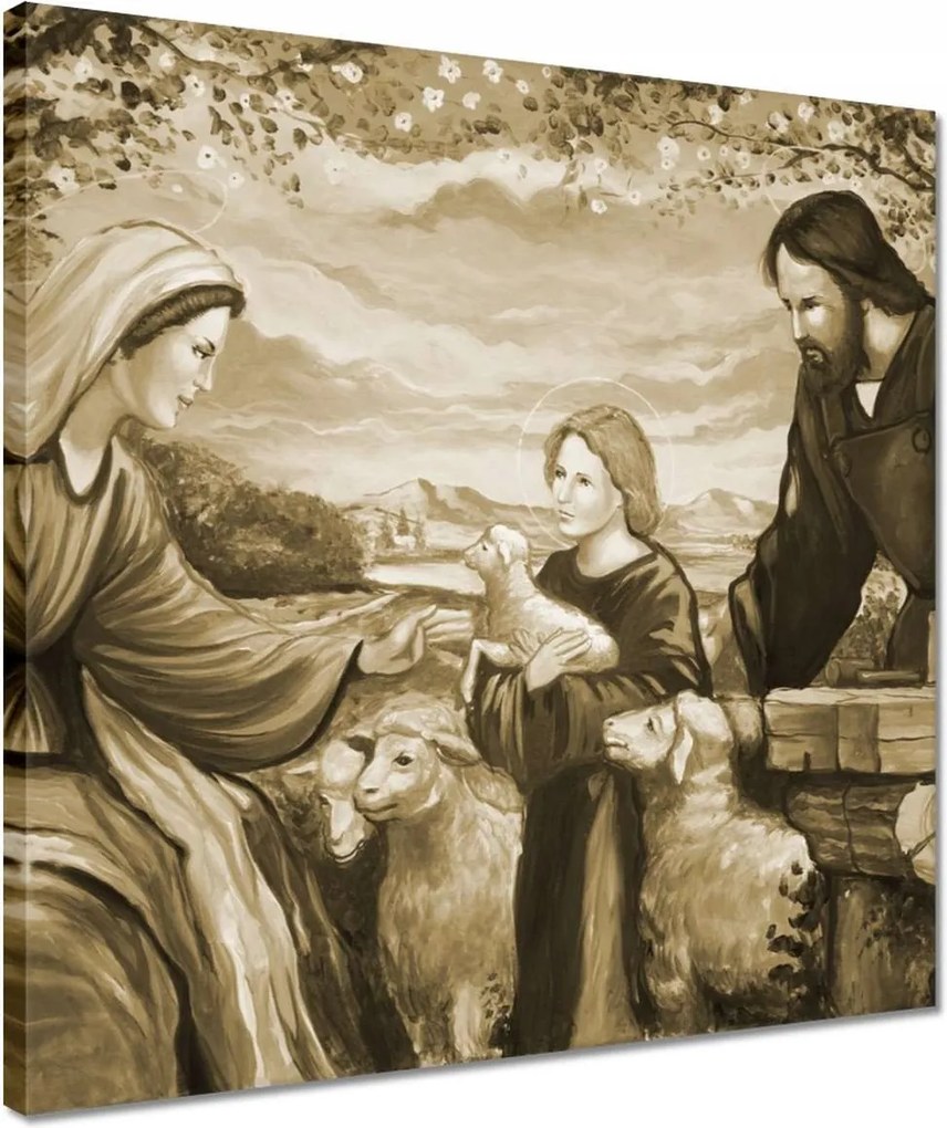 Vászonkép 40x40 Szent Család