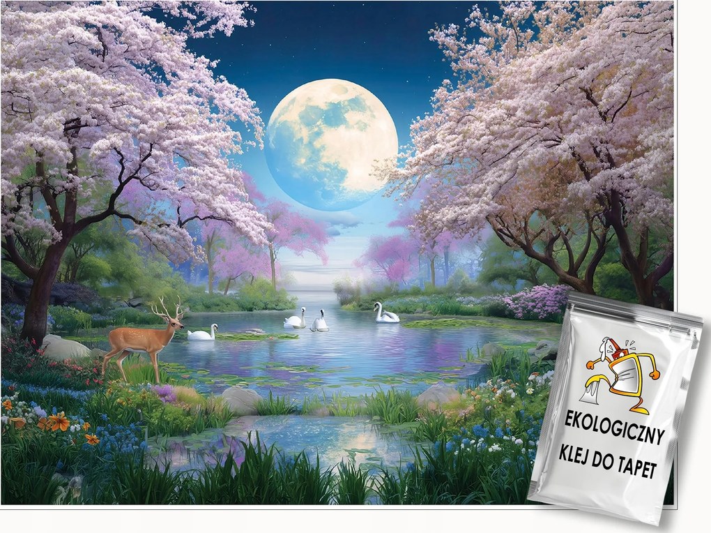 Fotótapéta Tó Erdő Tájkép Természet Falra Hálószoba Nappali 250x175