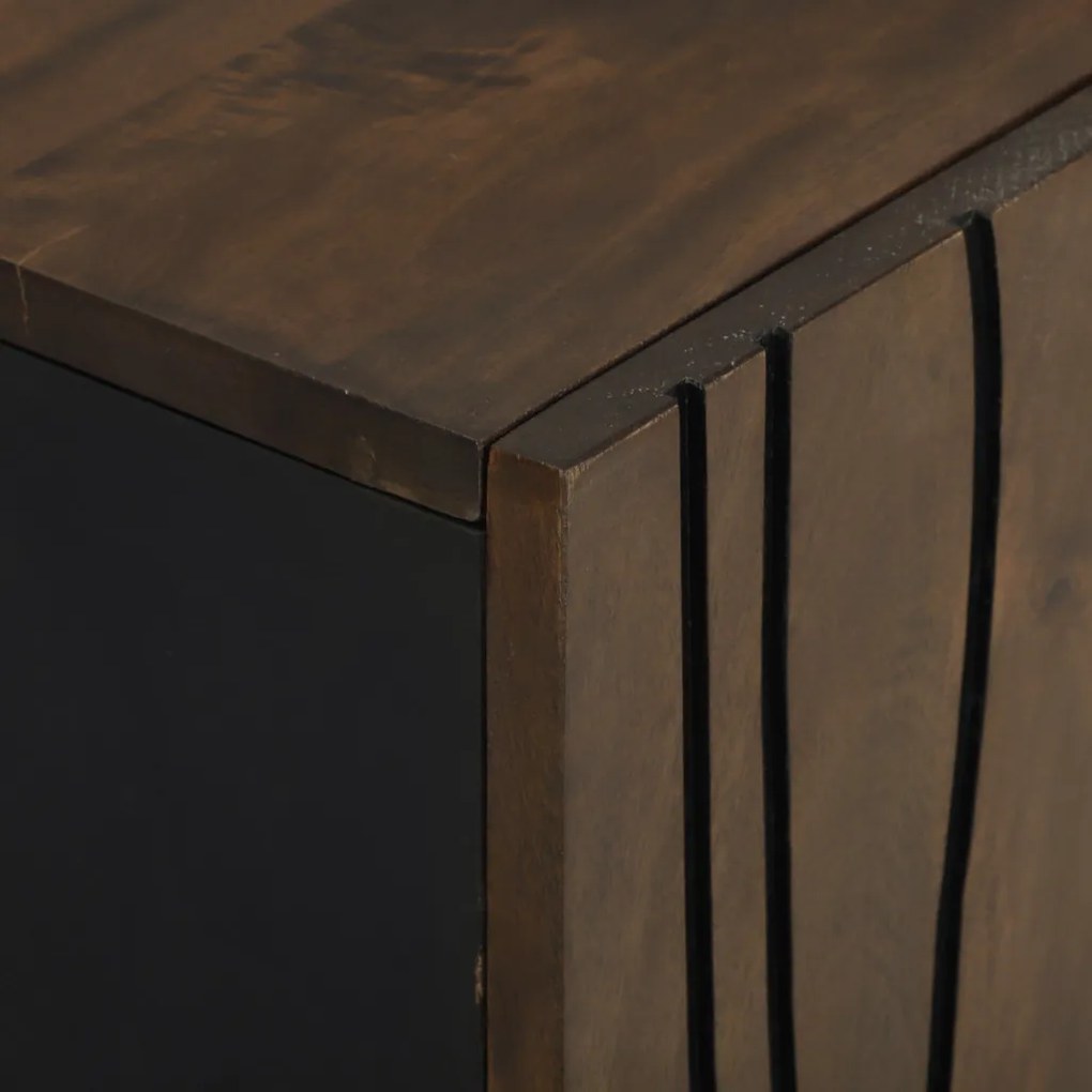 vidaXL Fürdőszobai mosdószekrény polcokkal Dió 62 x 33 x 58 cm Faanyag