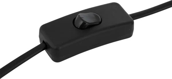 Atmosphera - Asztali lámpa MONIA 1xE14/60W/230V fekete/fehér