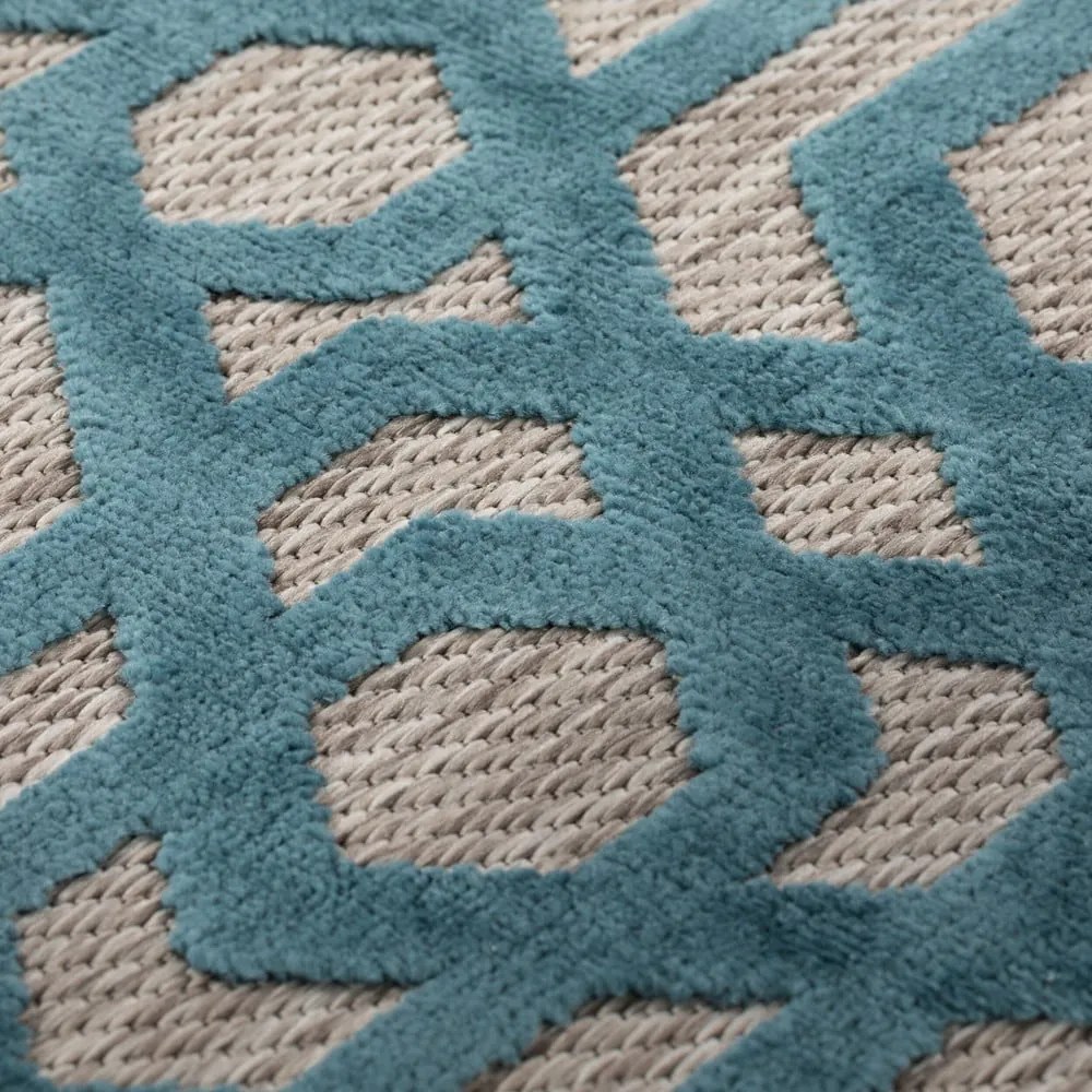 Kék kültéri futószőnyeg 150x80 cm Oro - Flair Rugs