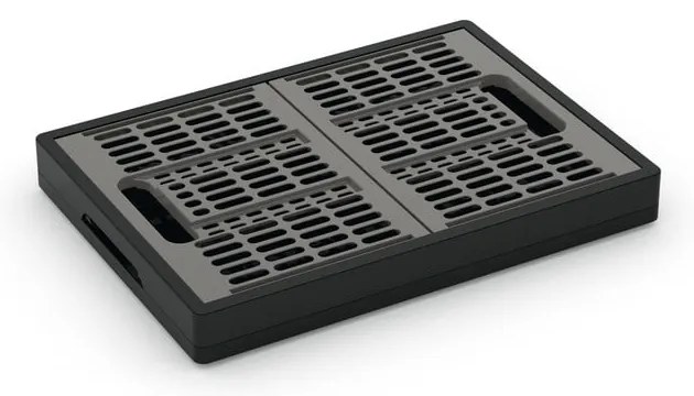 Szürke műanyag tárolódoboz 47,5x34,5x23,5 cm Folding Crate – KIS