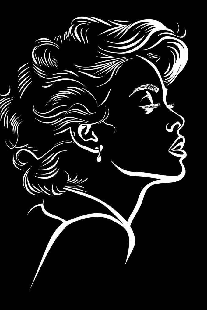 Poszter 30x45cm Monokróm Flesh