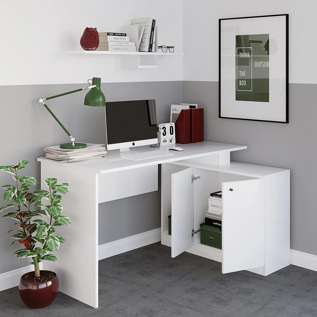 Íróasztal Basak Calisma Masası - White