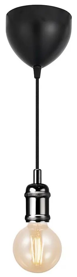 Nordlux - Tápkábel AVRA 1xE27/60W/230V fekete