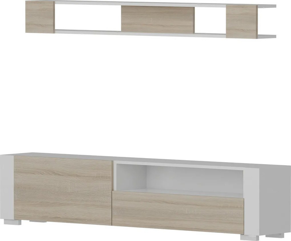 Arya White and Cordoba TV-állvány polccal