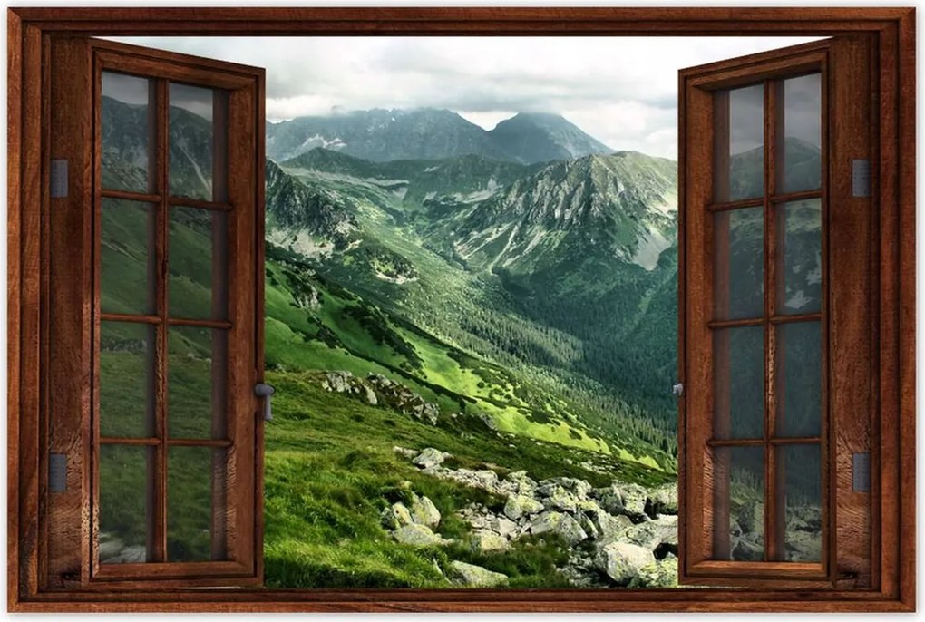 Poszterek 120x80 Tátra Lengyel hegyek Kilátás