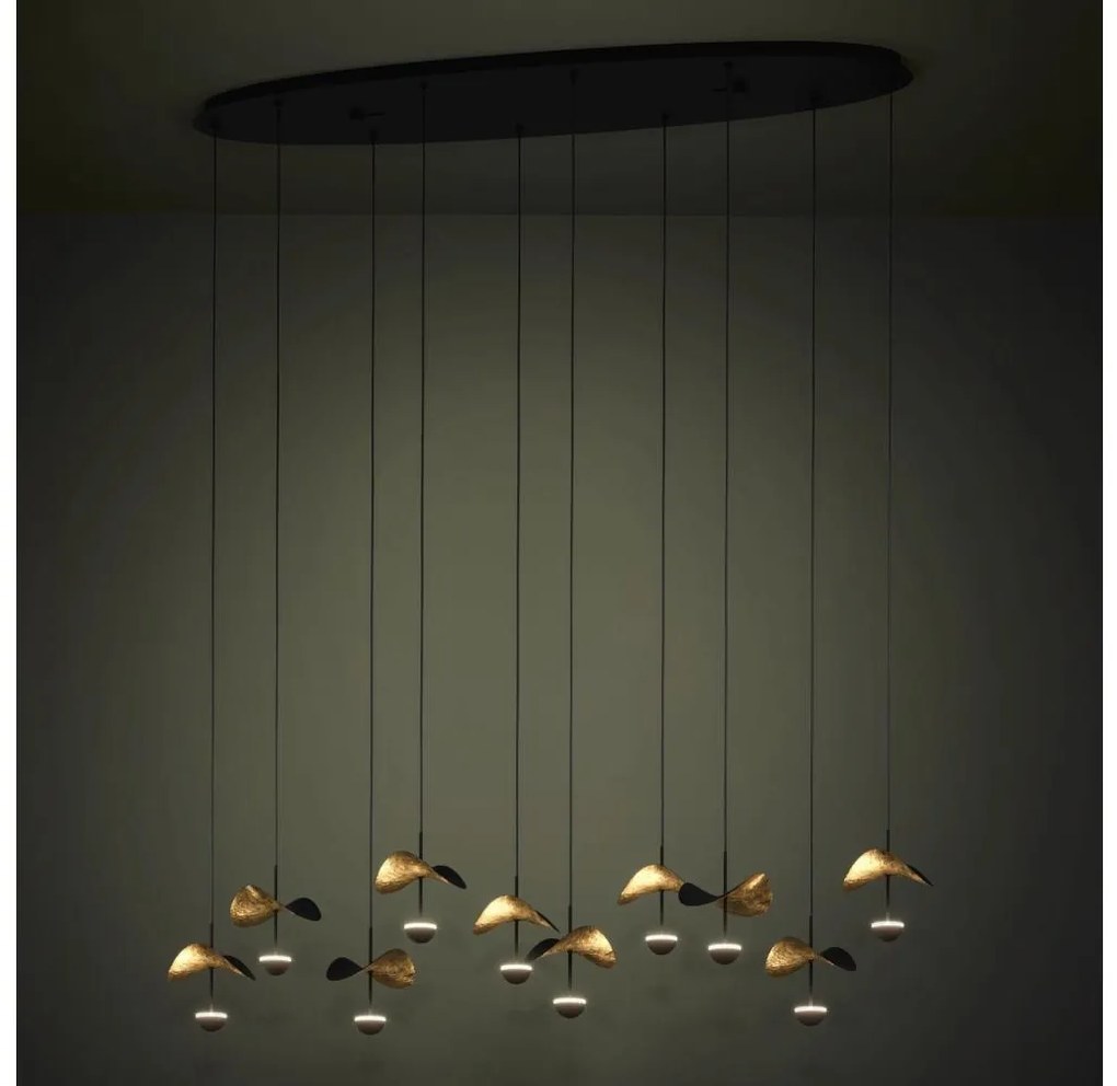 Eglo 390342 - LED Dimmelhető csillár zsinóron DRACERA 10xLED/2,3W/230V 3000K