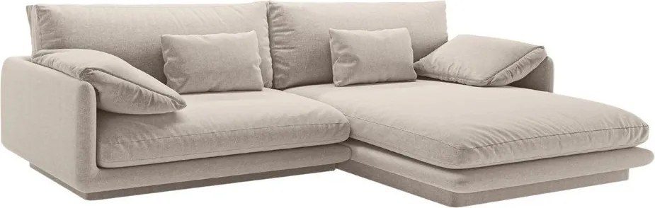 Bézs sarokkanapé (jobb oldali) Torino – Micadoni Home