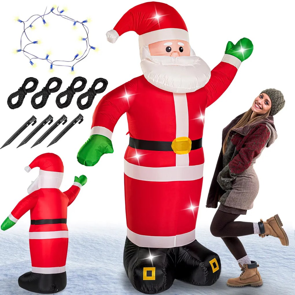 Deuba Felfújható Mikulás XXL