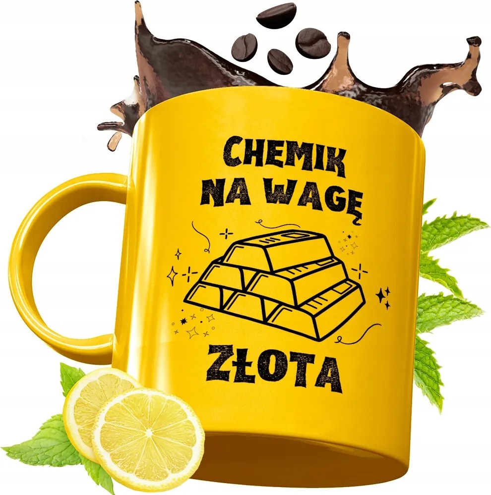 Arany Prémium Bögre Vegyésznek Ajándék Nyomtatott Fotóval