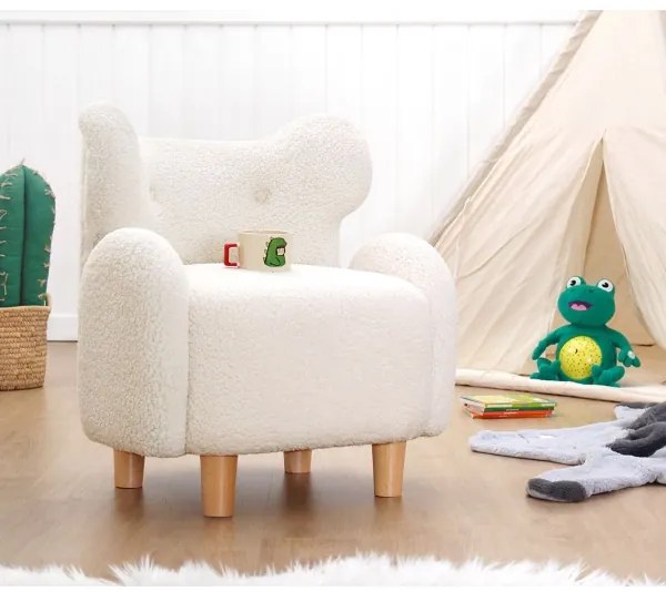 TOBI fehér gyermekfotel