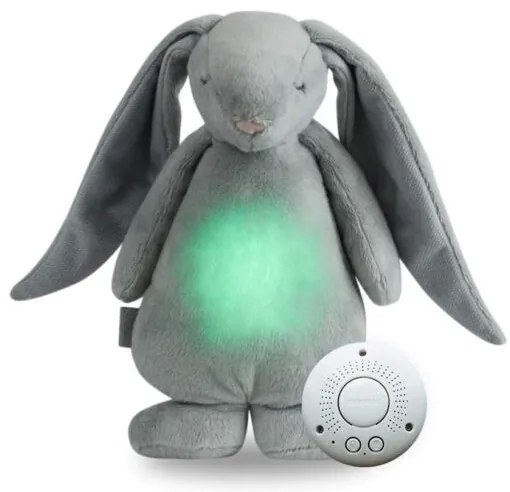 Moonie - Snuggle buddy dallammal és lámpával nyuszi ezüst