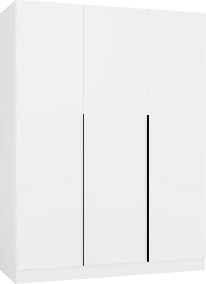 Aldabra SENSO 3D gardróbszekrény 150x56.5x200 cm, fehér-fekete