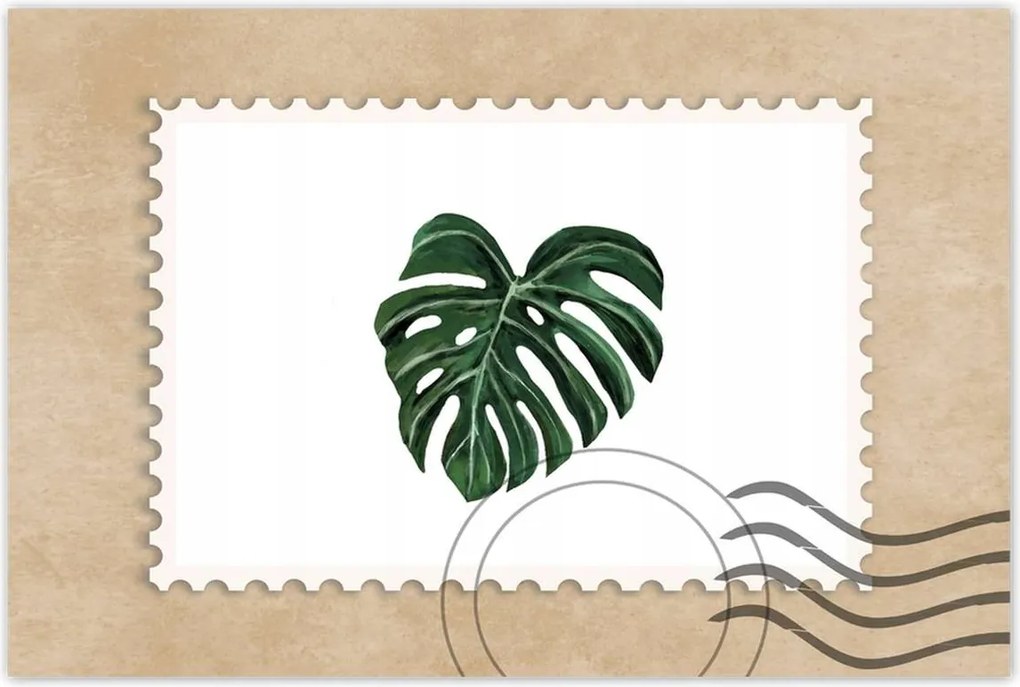Poszterek 90x60 Monstera deliciosa Levél